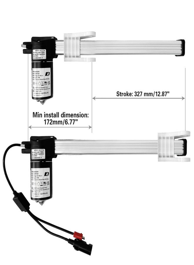 Kariwust Linear Actuator Kaidi Model KDPT007-141 Power Recliner Lift Chairs Motor Replacement - Image 4
