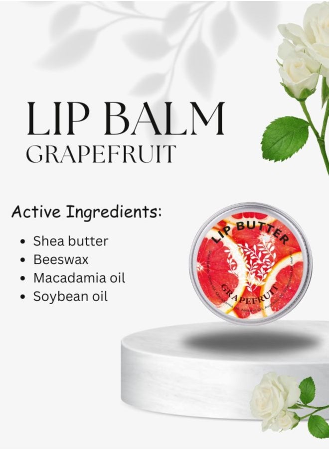 Soap&Friends Naturally Crafted Grapefruit Lip Balm for Beautifully Moisturized Lips,15ml  - Image 3