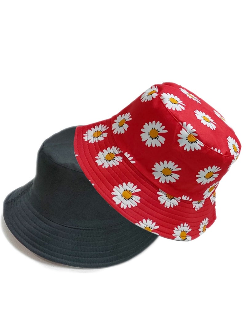 Double face Fisherman Hat For Women Men Portable Folding Hat Spring Summer Fashion Outdoor Sunshade Hat - Image 1