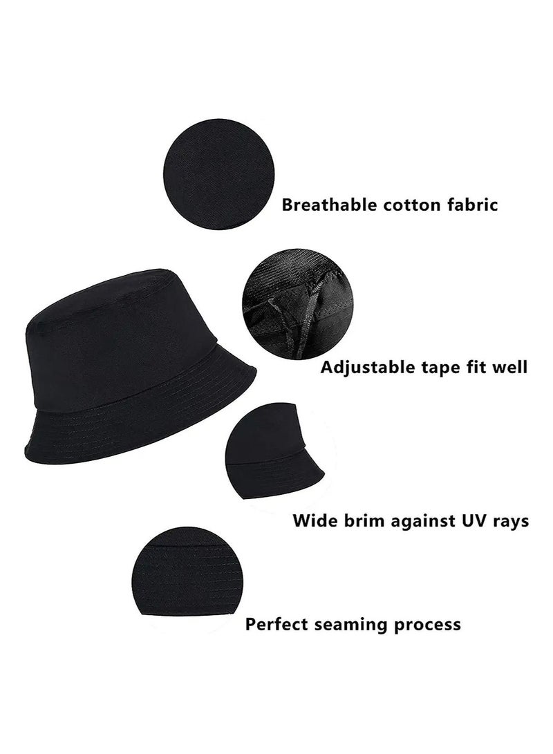 Double face Fisherman Hat For Women Men Portable Folding Hat Spring Summer Fashion Outdoor Sunshade Hat - Image 3