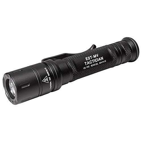 SureFire E2T-MV Tactician High-Output LED Flashlight with Maxvision, Black - Image 1