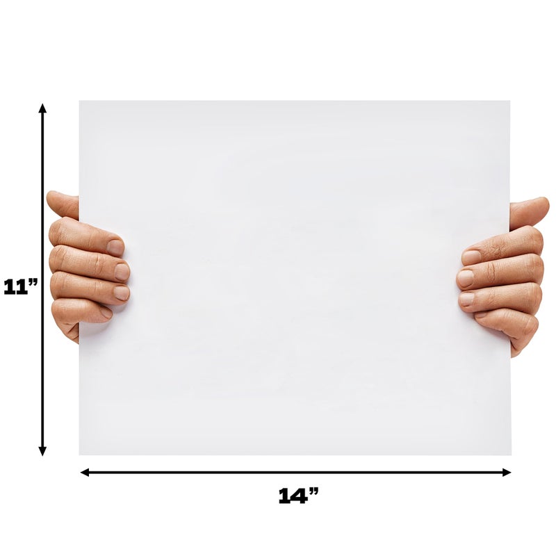 ArtSkills 11â€ x 14â€ Poster Board, Heavyweight White Poster Boards for Vision Boards, School Projects, Presentations, Arts and Crafts, 12-Pack - Image 2