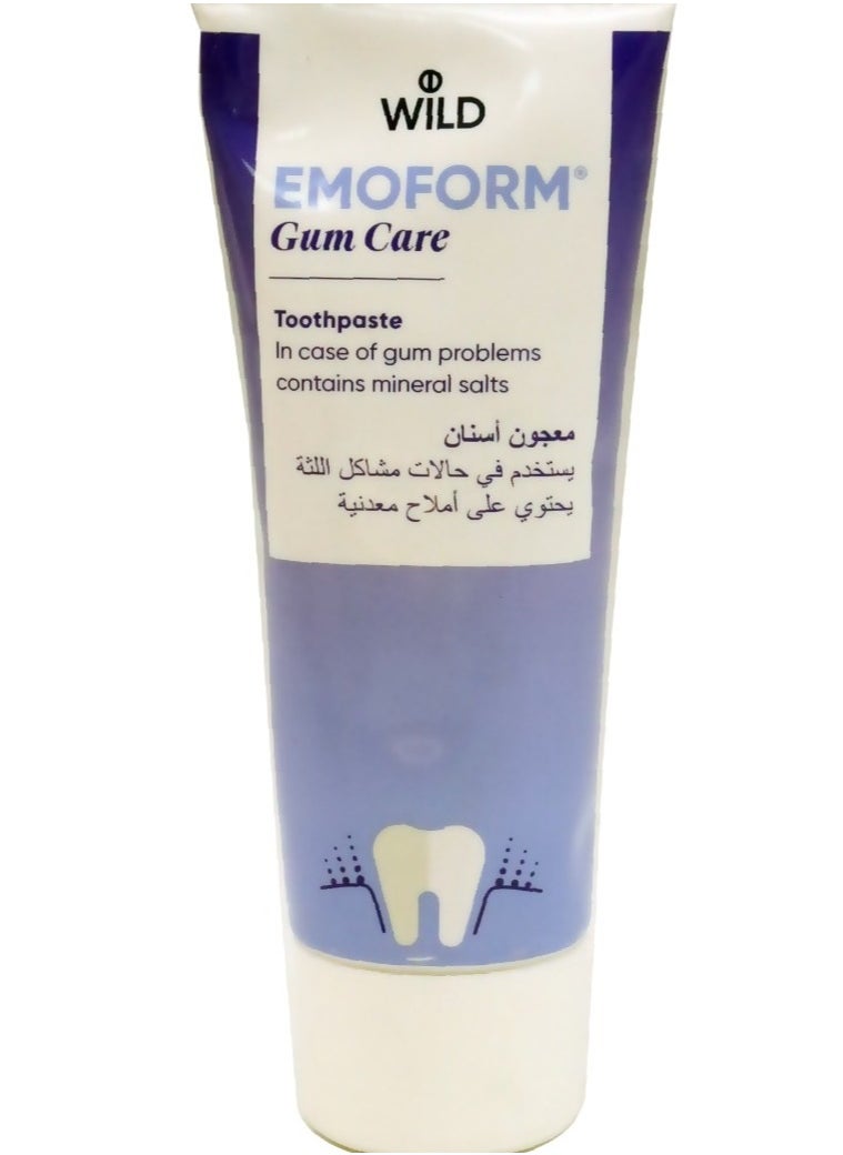 WILD EMOFORM GUM CARE TOOTHPASTE 75ML 