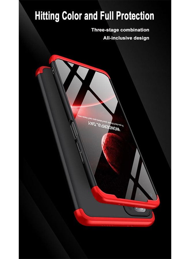 360 Degree TPU Protective Case Mobile Cover For Xiaomi PocoM4Pro/Note11 5G Black/Red