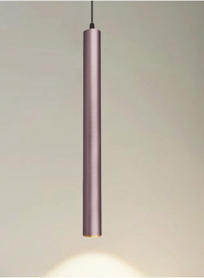 Vmax Modern Pendant Light Ceiling Lamp, 3000K Warm White, Hanging LED Tube Light, Chandelier Spot Light, for Kitchen, Bedroom, Living Room – White/Brown (Coffee, 6W 4 * 50mm, Warm White) - Image 3