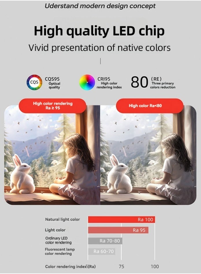 Vmax Modern Pendant Light Ceiling Lamp, 3000K Warm White, Hanging LED Tube Light, Chandelier Spot Light, for Kitchen, Bedroom, Living Room – White/Brown (Coffee, 6W 4 * 50mm, Warm White) - Image 4