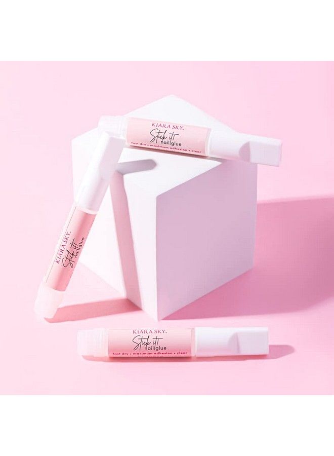 KIARA SKY Stick It Nail Glue Super Strong Fast Drying Nail Glue For Acrylic Nails Tips & Press On Long Lasting Acrylic Nail Glue For Manicures 10 Full Size Tubes In Each Pack - Image 4