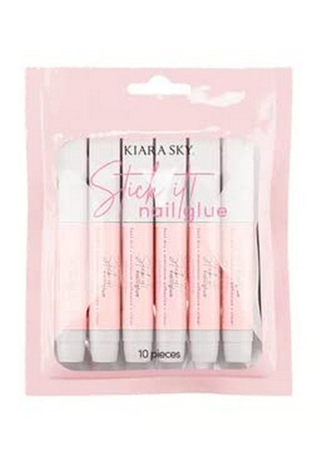 KIARA SKY Stick It Nail Glue Super Strong Fast Drying Nail Glue For Acrylic Nails Tips & Press On Long Lasting Acrylic Nail Glue For Manicures 10 Full Size Tubes In Each Pack - Image 2