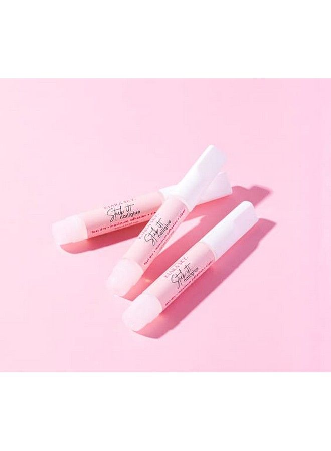 KIARA SKY Stick It Nail Glue Super Strong Fast Drying Nail Glue For Acrylic Nails Tips & Press On Long Lasting Acrylic Nail Glue For Manicures 10 Full Size Tubes In Each Pack - Image 5