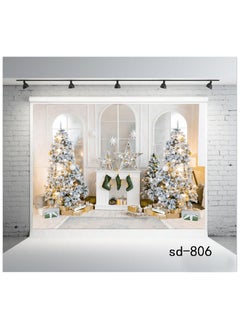 Generic Birthday Party Banner Fireplace Christmas Backdrop sd-806 