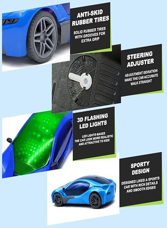 VGRASSP Remote Control Sports Car Toy for Kids – Wireless Racing Vehicle with Easy Handheld Remote Controller,Indoor Outdoor Play Gift Children Boys Girls - Color As Per Stock - Image 4