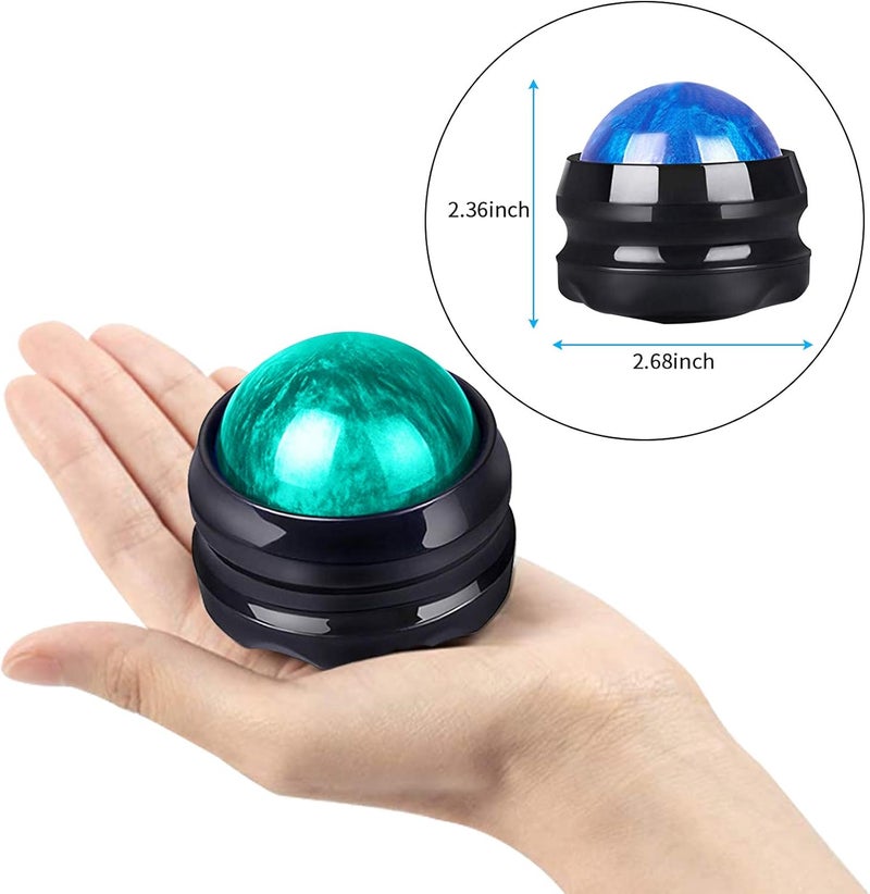 WOVTE Massage Ball Lacrosse Balls Self Massage Tool for Sore Muscles Shoulders Neck Back Foot Body Deep Tissue Trigger Point Muscle Knots Yoga and Myofascial Release - Image 2