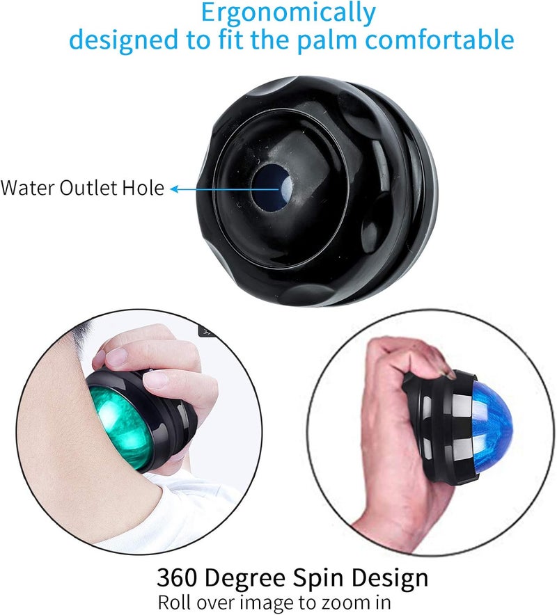 WOVTE Massage Ball Lacrosse Balls Self Massage Tool for Sore Muscles Shoulders Neck Back Foot Body Deep Tissue Trigger Point Muscle Knots Yoga and Myofascial Release - Image 3