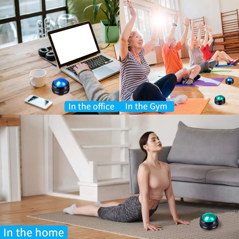 WOVTE Massage Ball Lacrosse Balls Self Massage Tool for Sore Muscles Shoulders Neck Back Foot Body Deep Tissue Trigger Point Muscle Knots Yoga and Myofascial Release - Image 4