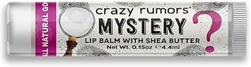 Crazy Rumors Mystery Flavour Shea Butter Soothing Lip Balm Stick for Dry Lips 100 Natural and Vegan 4g - Image 1