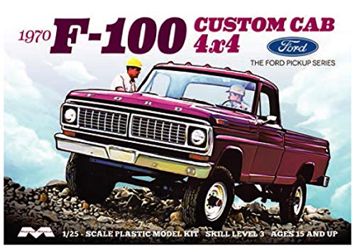 1970 F100 Custom Cab 4x4 125 Scale Model Kit