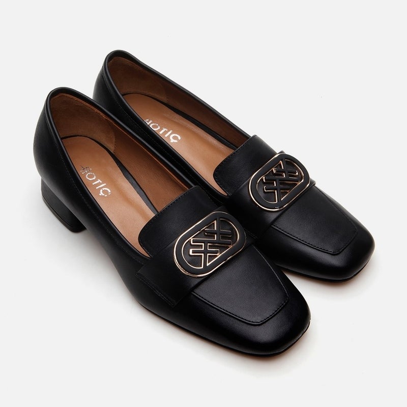 Hotiç 01AYH293440A100 GENUINE Leather Black Women's Loafer  - Image 2