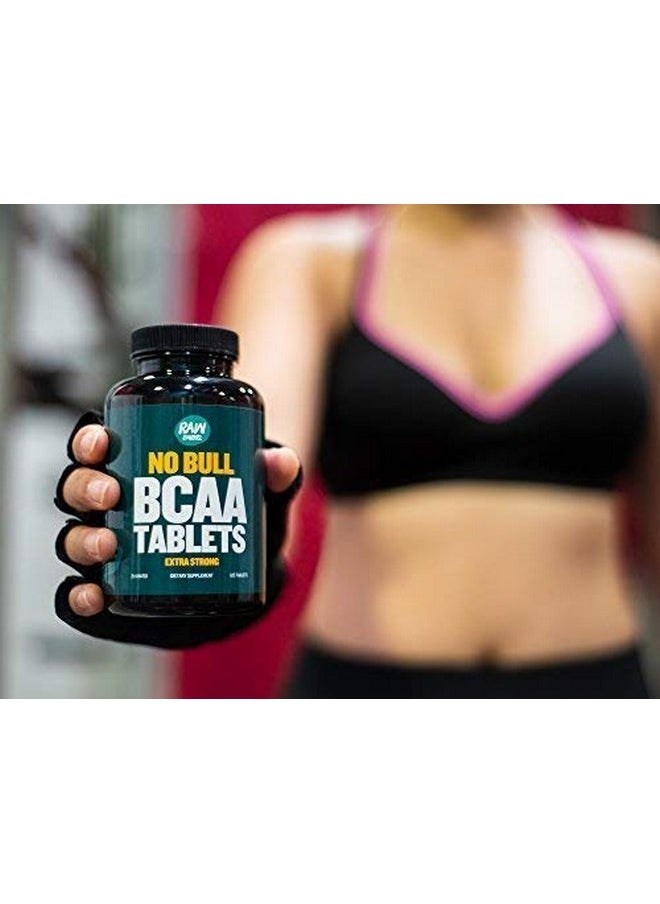 Raw Barrel - Bcaa Tablets 120 Extra Strong 1000Mg Pills 2:1:1 Ratio Branched Chain Amino Acid Supplement Nongmo Natural Ingredients - Image 1