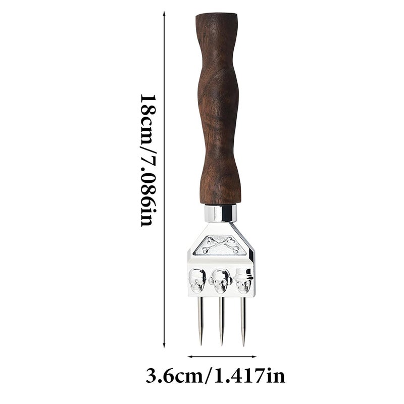 Stainless Steel Skull Ice Pick Heavy Duty Ice Crusher Ergonomic Handle For Cocktails Kitchen Bar Camping - Image 5