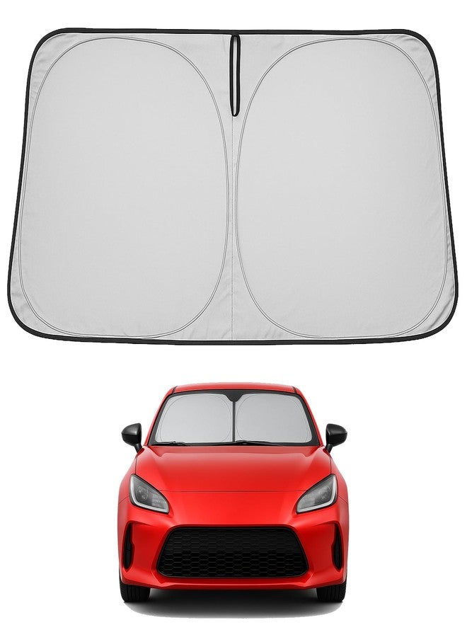 Proadsy 2025 Upgrade Windshield Sun Shade Custom Fit 2017-2021 Toyota 86/2022-2023 Toyota GR86/2013-2023 Subaru BRZ/2012-2016 Scion FR-S FRS 4-Layer Front Sunshade Protector Sun Visor Keep Car Cooler - Image 1