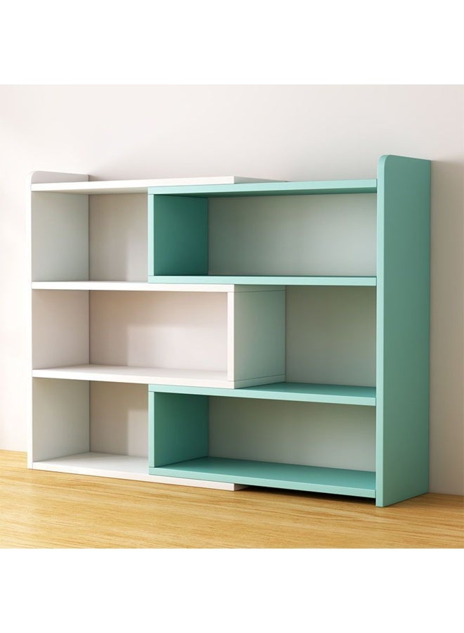 إن كي أكس Adjustable Desktop Bookshelf with 90 Degree Rotation Multi Color Desk Storage Organizer for Home Office and Dormitory - Image 1