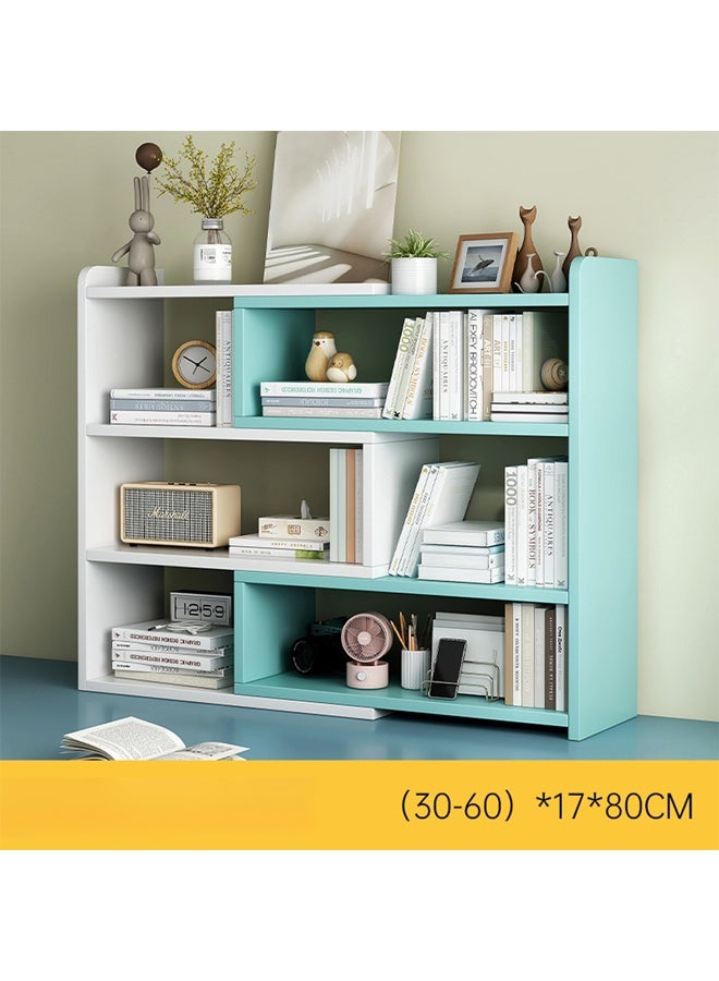 إن كي أكس Adjustable Desktop Bookshelf with 90 Degree Rotation Multi Color Desk Storage Organizer for Home Office and Dormitory - Image 3