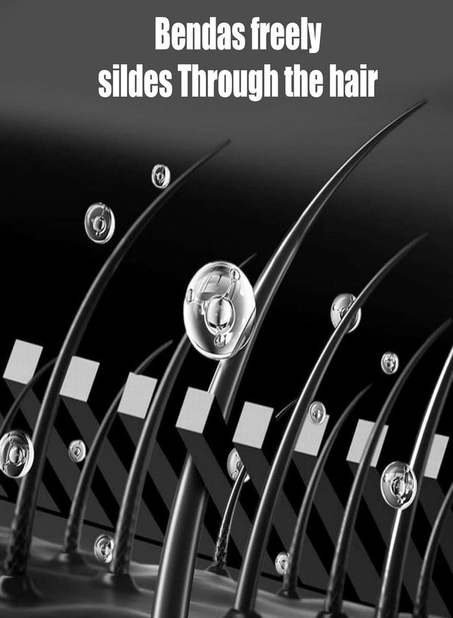 Plenteous قلم صبغة شعر غني لتغطية الشعر الأبيض والرمادي - قلم مؤقت مقاوم للماء والعرق لتغطية جذور الشعر مع مشط سهل الاستخدام - قلم صبغة شعر سريع للرجال والنساء، لون أسود فوري (قطعة واحدة) - Image 3