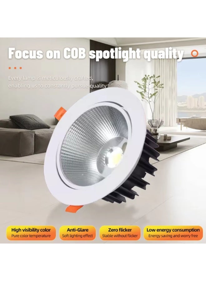 م.م.ذ  دحاولا صخشلا ةكرش اهمزاولو ةرانلا  تادعم ةراجتل زنيل دنآ وتلب كوب داونلايت 60 واط – دائري – 6000 كلفن ضوء نهاري – سطوع عالي – بلاتو - Image 2