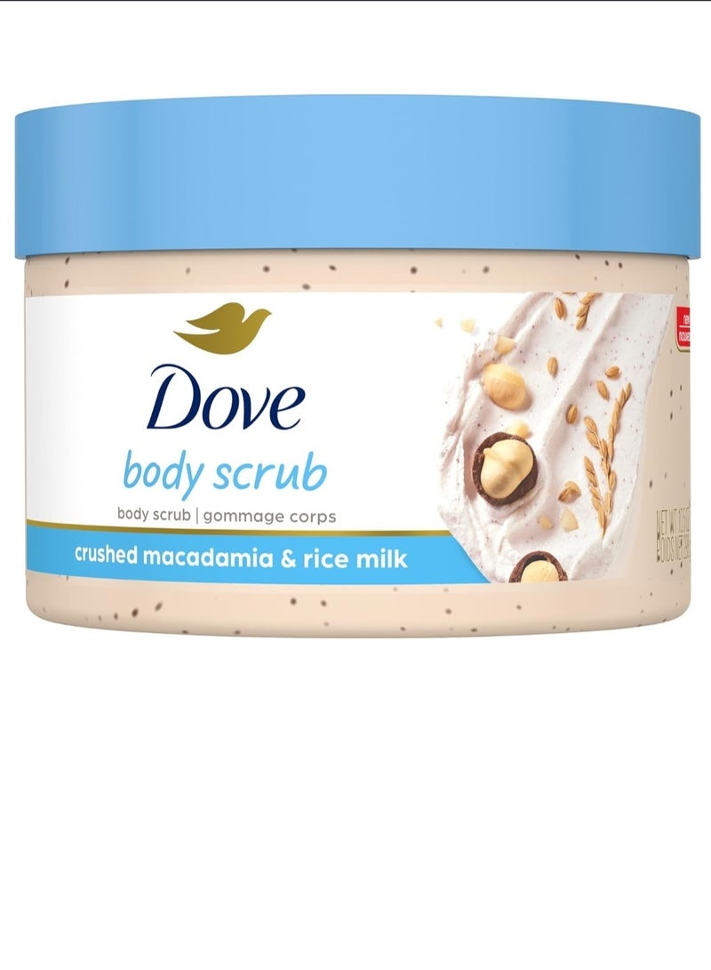 دوف مقشر الجسم دوف (المكاديميا المطحونة وحليب الأرز) 298 جم