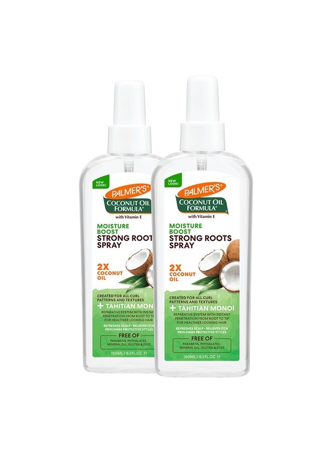 PALMER'S Coconut Oil Formula Strong Roots Spray, 5.1 Fl Oz, Pack of 2 - Image 1