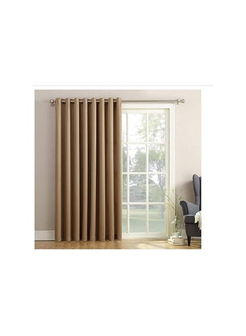 ستائر حجب الضوء الفاخرة من انتكس كارتنز هاوس من قماش عازل للحرارة لتعتيم الغرفة مع حلقات للتثبيت من الستيل -  جنب واحد