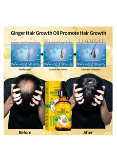 Clothes of skin Batana Oil for Hair Growth,Organic Raw Batana Oil Hair Mask & Ginger Hair Growth Oil,Hair Oil Hair Treatment for Frizzy Damaged Hair,For Thicker-Strong Hair,Nourishes Scalp,Repair Dry Damaged Hair  - Image 4
