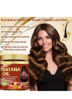Clothes of skin Batana Oil for Hair Growth,Organic Raw Batana Oil Hair Mask & Ginger Hair Growth Oil,Hair Oil Hair Treatment for Frizzy Damaged Hair,For Thicker-Strong Hair,Nourishes Scalp,Repair Dry Damaged Hair  - Image 5