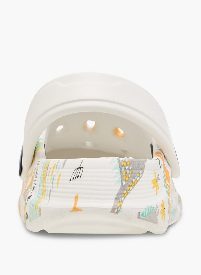 أكوا شباشب أطفال بطبعة ديناصور مع حزام خلفي - Image 5