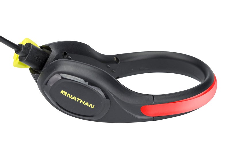 Nathan LightSpur RX LED Heel Spur, Black/Safety Yellow - Image 4