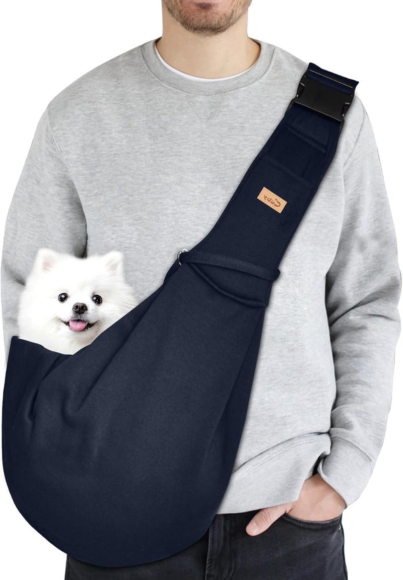CUBY Dog Carrier Bag, Summer Dog Carrier Bag, Breathable and Adjustable Pet Sling Carrier Bag for Small to Medium-Sized Dogs, Hands-Free Sling Cat Bag, Protective Shoulder Strap - Image 2