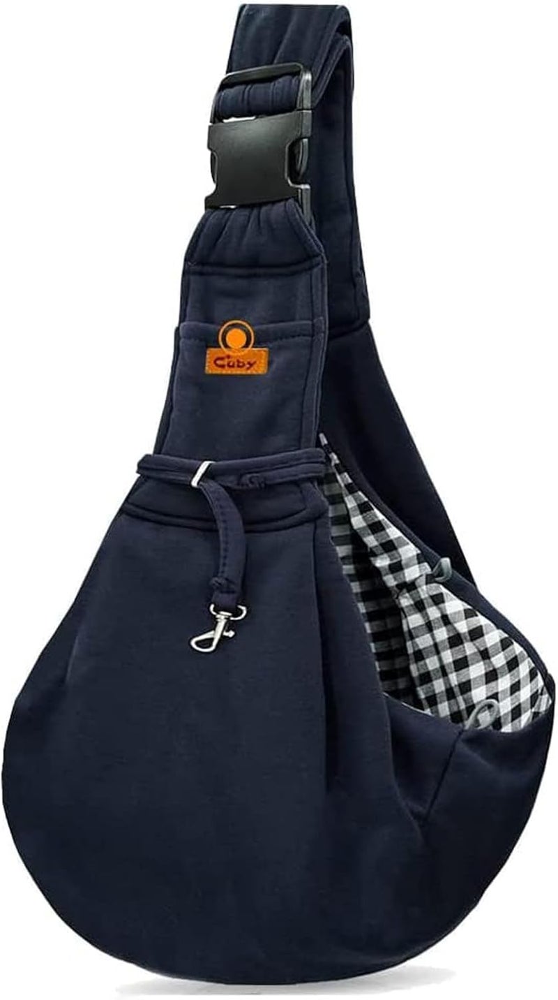 CUBY Dog Carrier Bag, Summer Dog Carrier Bag, Breathable and Adjustable Pet Sling Carrier Bag for Small to Medium-Sized Dogs, Hands-Free Sling Cat Bag, Protective Shoulder Strap - Image 1