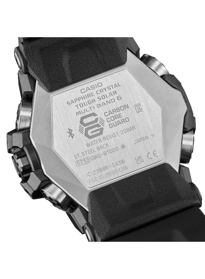 Casio G-Shock GWG-B1000-1A Master of G Series MUDMASTER Flagship Model Triple Sensor - Image 4