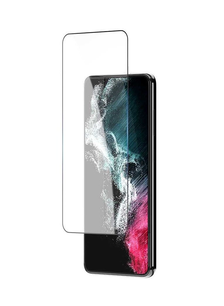 ليفيلو واقي شاشة شفاف مقوى ومقاوم للخدش لهاتف Samsung Galaxy S23 / مقاوم للانفجار / نفاذية ضوء 92% / حماية من التلف 9H / مقاوم للماء والزيوت - شفاف - Image 2