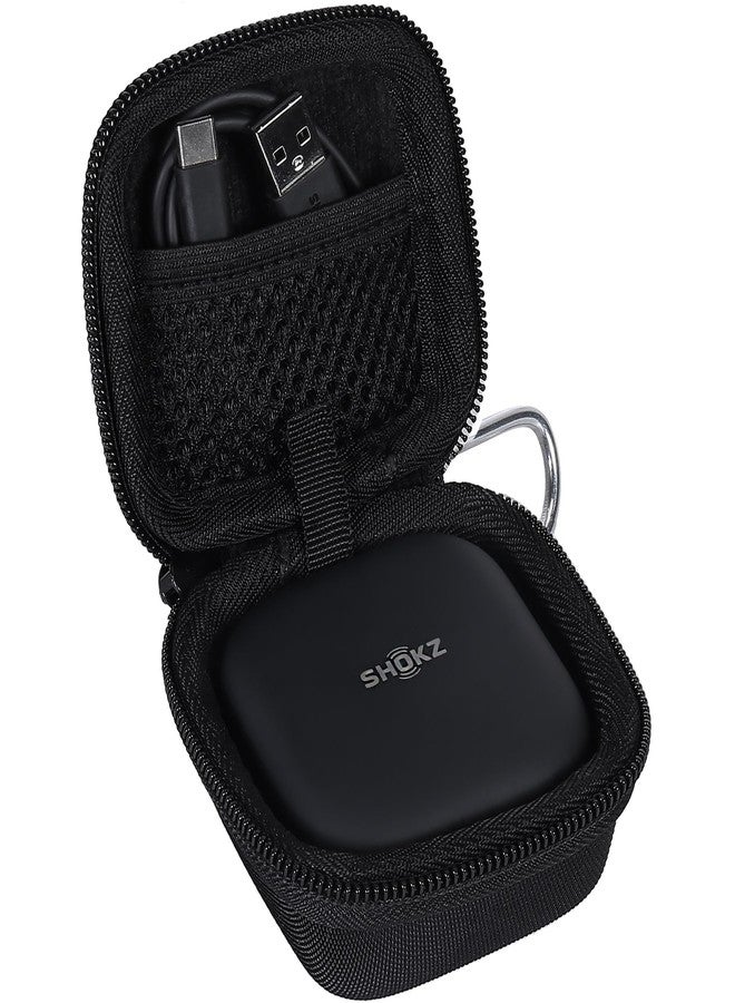 co2CREA Storage Carry Travel Hard Case for SHOKZ OpenFit Open Ear True Wireless Bluetooth Bone Conduction Headphones, Case only - Image 1