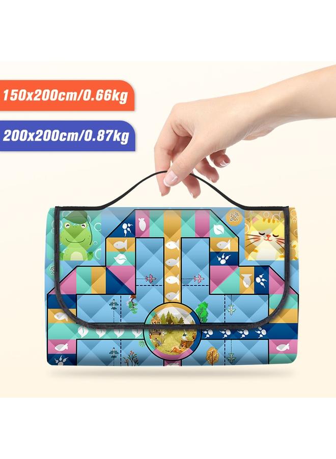 Bluejw Picnic Mat Oxford Bottom Waterproof Moisture-proof Thickened Outdoor Picnic Camping Mat Picnic Blanket Ultrasonic Picnic Mat - Image 4