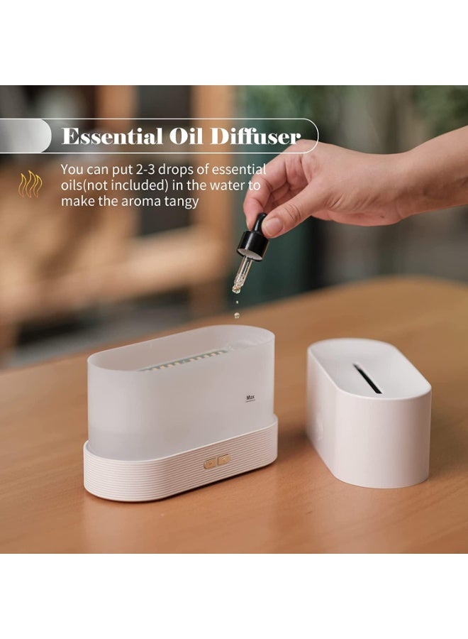 Generic Flame Essential Oil Diffuser with LED Light – Quiet Aroma Diffuser for Home Decor – Flame Effect Aromatherapy Diffuser for Bedroom & Office - Image 3