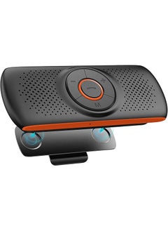 Bluetooth Handsfree Speakerphone For Cell Phone Wireless Car Kit Music Player Adapter With Back Clip Portable Bluetooth Speaker For Home Sport Outdoor Work With Siri Google Assistant Tf Card