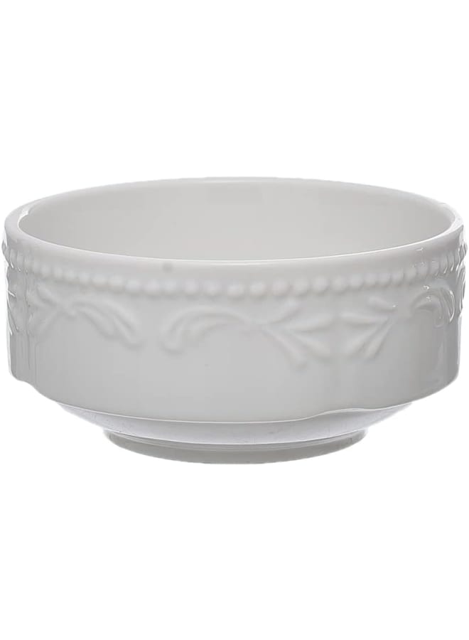 Rosa By Fathy Mahmoud Conrad Porcelain Bowl Set, 6 Pieces 10Cm With Durable Material For Home - White - Image 3