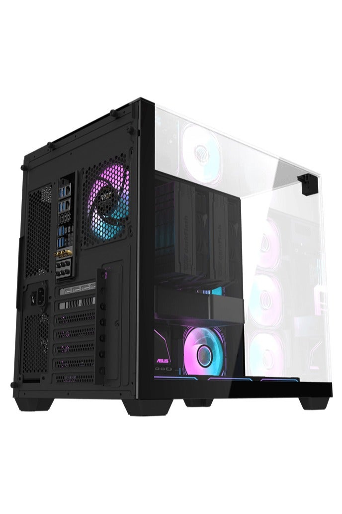 Truenort حاسوب ألعاب ستارلايت، AMD رايزن 7-5800، RTX 3050، 16 جيجابايت رام، 1 تيرابايت SSD، ويندوز 11 برو، صندوق أسود - Image 4