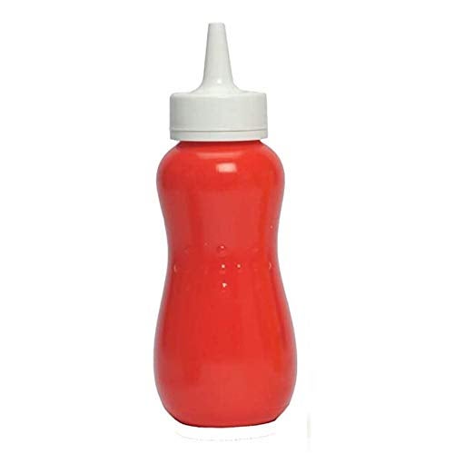 Gluman Squeezy Sauce Bottle for Clean & Mess-free Dispensing | 100% Food Grade | Dishwasher Safe | Freezer Safe | Ergonomically Designed | Reusable (Red (Set of 4)) - Image 2