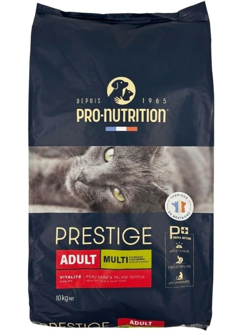 Pro nutrition Prestige Cat Adult Multi 10Kg - Image 1