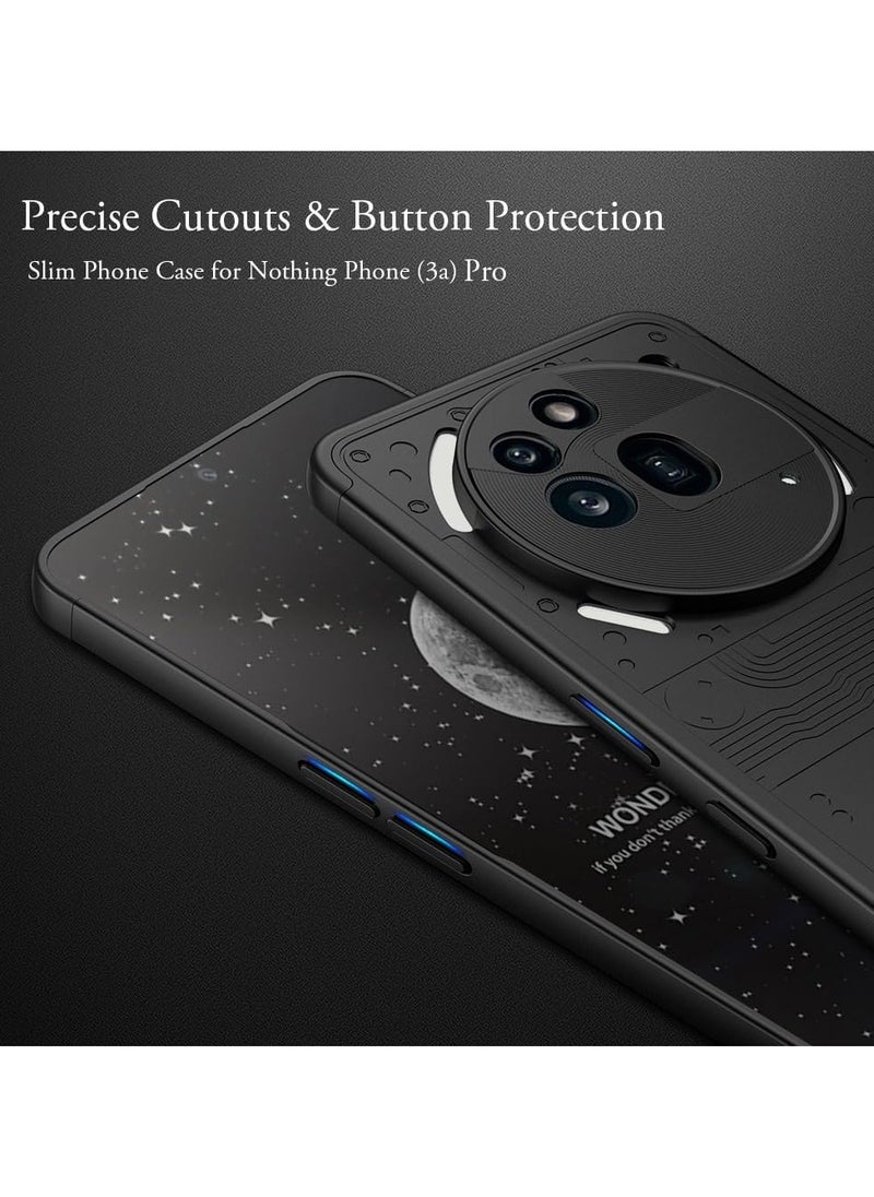For Nothing Phone 3a Pro Case, 360 Degree Full Body Hard Plastic Material Protective Back Cover, Detachable Split Slim Fit Shockproof Casing, Anti-Scratch Bumper Mobile Phone Case
