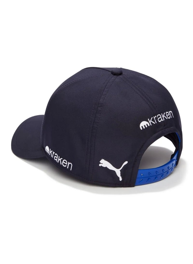 Kraken x Williams Racing x Puma Co - branded Navy Blue Baseball Cap - Image 2