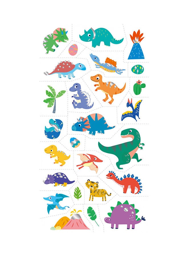 Avenir Tattoo Sticker Dino 52pc Set of Temporary Tattoos High-quality Water-based Ink Safe and Easy to Apply and Remove Lasts 3-5 Days for Kids 3+ - Image 4